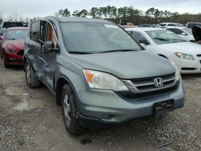 5J6RE3H32BL035689 - 2011 HONDA CR-V LX GREEN photo 1