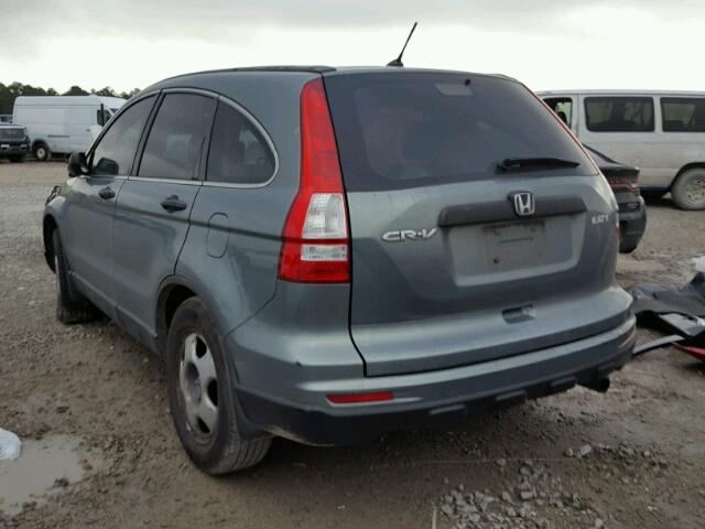 5J6RE3H32BL035689 - 2011 HONDA CR-V LX GREEN photo 3