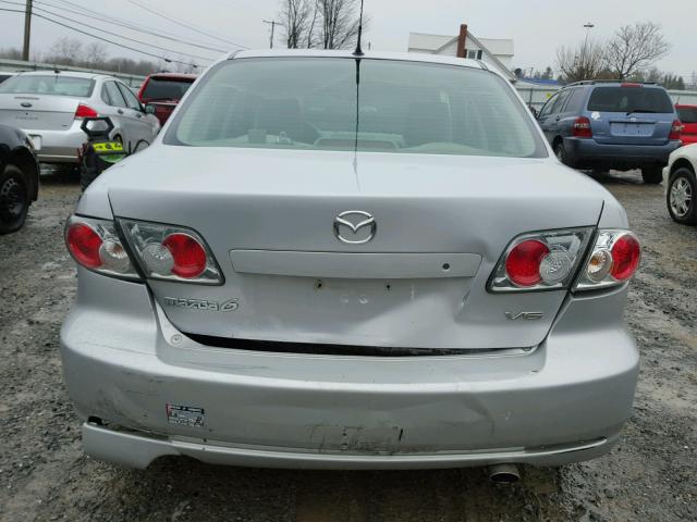 1YVHP80D865M28694 - 2006 MAZDA 6 S SILVER photo 9