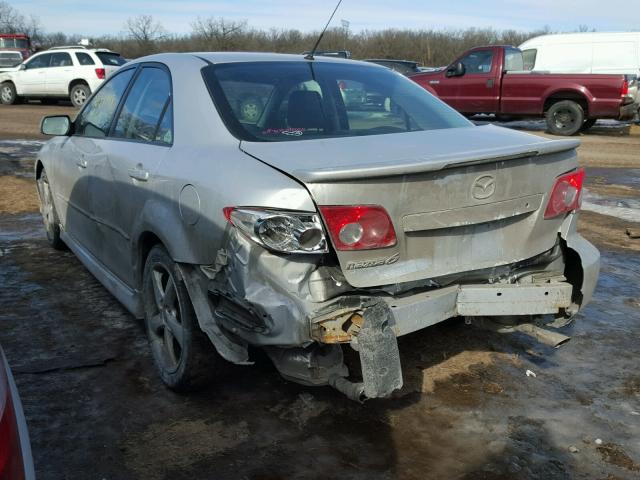 1YVHP80D545N32749 - 2004 MAZDA 6 S SILVER photo 3