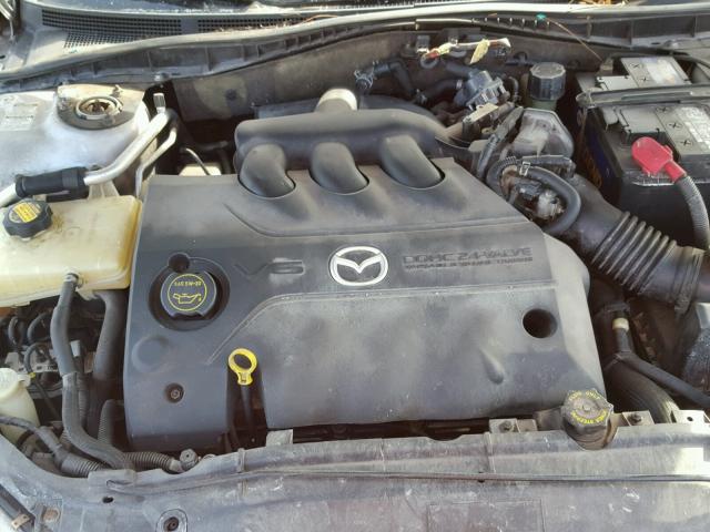 1YVHP80D545N32749 - 2004 MAZDA 6 S SILVER photo 7