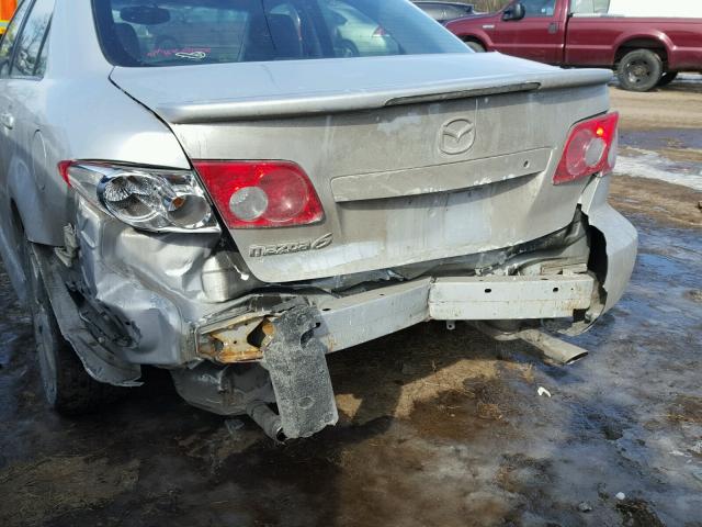 1YVHP80D545N32749 - 2004 MAZDA 6 S SILVER photo 9