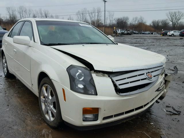 1G6DP577370174090 - 2007 CADILLAC CTS HI FEA WHITE photo 1