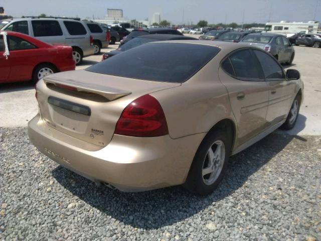 2G2WP522041352236 - 2004 PONTIAC GRAND PRIX GOLD photo 4