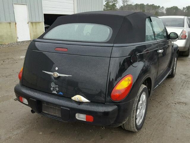 3C3EY45X35T588969 - 2005 CHRYSLER PT CRUISER BLACK photo 4