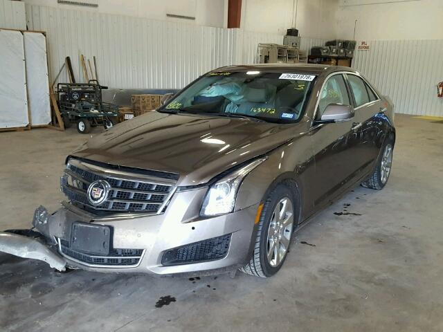 1G6AB5RA7E0163472 - 2014 CADILLAC ATS LUXURY BROWN photo 2