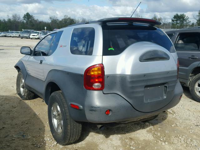 JACCN57X4X7991654 - 1999 ISUZU VEHICROSS SILVER photo 3