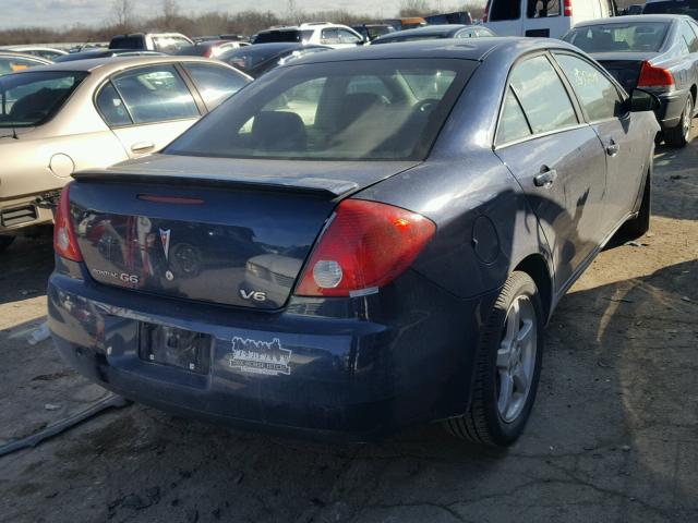 1G2ZG57N184153612 - 2008 PONTIAC G6 BASE BLUE photo 4