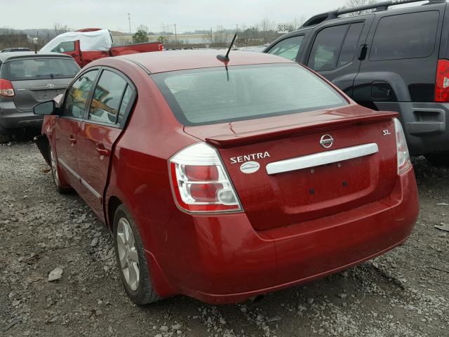 3N1AB6AP1CL740762 - 2012 NISSAN SENTRA 2.0 RED photo 3