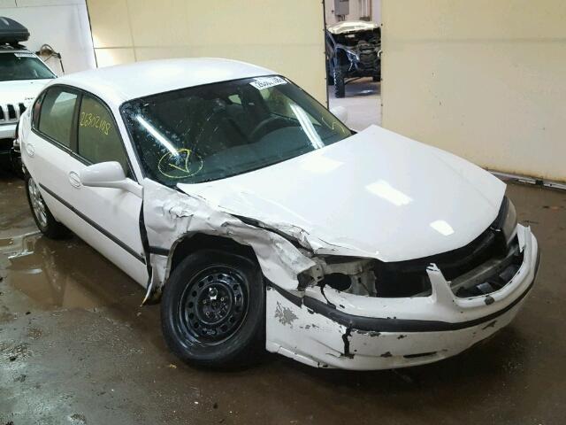 2G1WF52E849221249 - 2004 CHEVROLET IMPALA WHITE photo 1