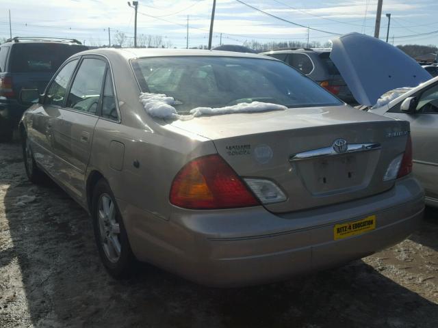 4T1BF28B8YU018982 - 2000 TOYOTA AVALON XL BEIGE photo 3