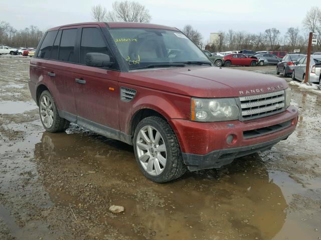 SALSH234X6A925098 - 2006 LAND ROVER RANGE ROVE MAROON photo 1