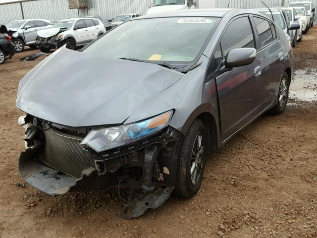 JHMZE2H76AS016259 - 2010 HONDA INSIGHT EX GRAY photo 2