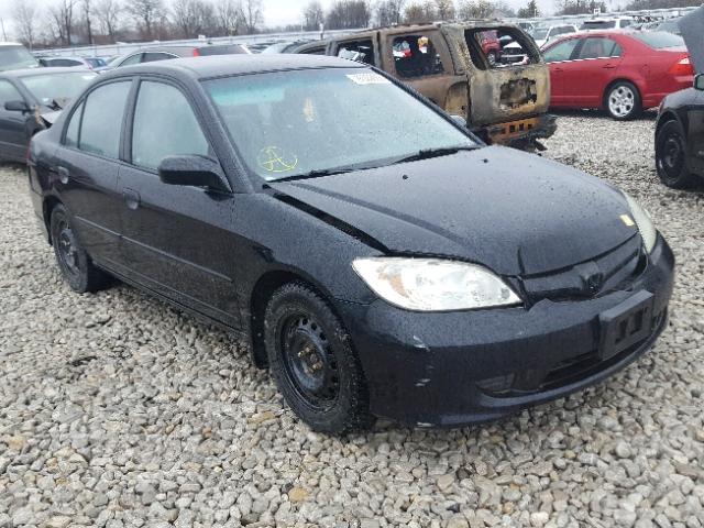 2HGES16384H918783 - 2004 HONDA CIVIC DX V BLACK photo 1