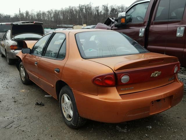 1G1JC52FX47218687 - 2004 CHEVROLET CAVALIER ORANGE photo 3