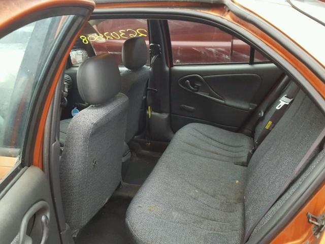 1G1JC52FX47218687 - 2004 CHEVROLET CAVALIER ORANGE photo 6