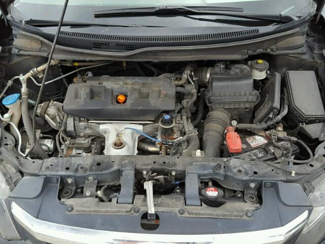 2HGFB2F89CH308315 - 2012 HONDA CIVIC EX შავი ფოტო 7