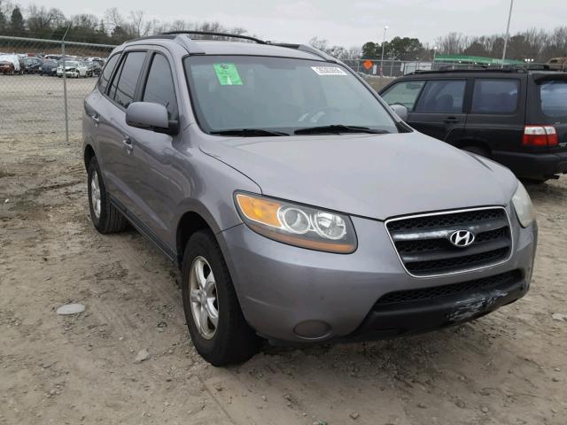 5NMSG73D87H049159 - 2007 HYUNDAI SANTA FE G GRAY photo 1