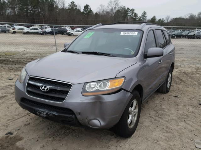 5NMSG73D87H049159 - 2007 HYUNDAI SANTA FE G GRAY photo 2