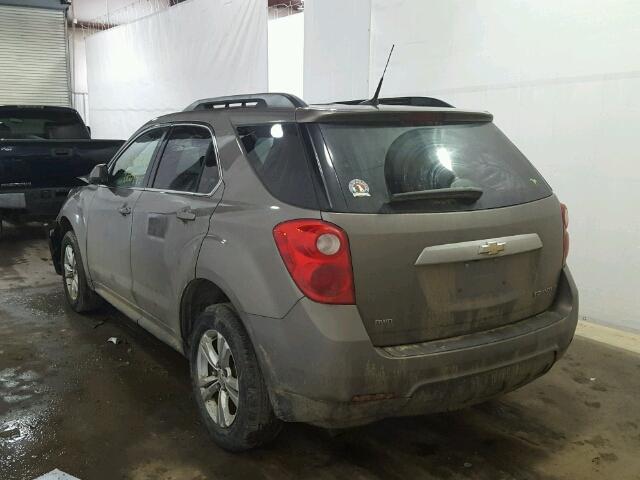 2CNFLEEC9B6472446 - 2011 CHEVROLET EQUINOX LT GRAY photo 3