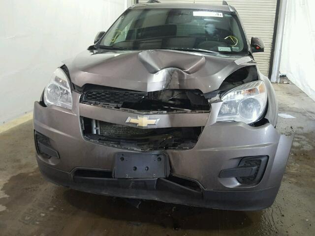 2CNFLEEC9B6472446 - 2011 CHEVROLET EQUINOX LT GRAY photo 9