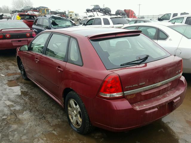 1G1ZU64885F153463 - 2005 CHEVROLET MALIBU MAX RED photo 3