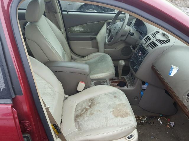 1G1ZU64885F153463 - 2005 CHEVROLET MALIBU MAX RED photo 5
