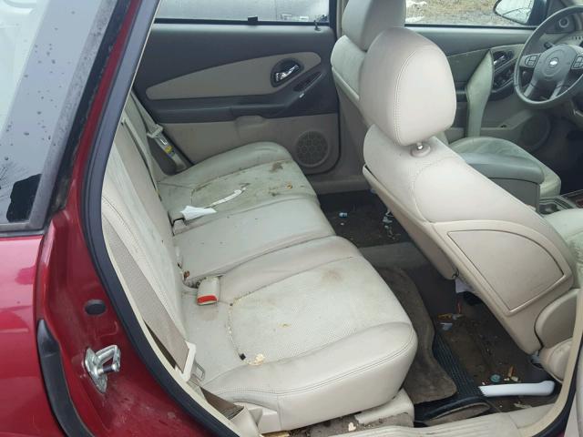 1G1ZU64885F153463 - 2005 CHEVROLET MALIBU MAX RED photo 6