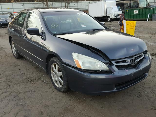 1HGCM66555A070376 - 2005 HONDA ACCORD EX GRAY photo 1