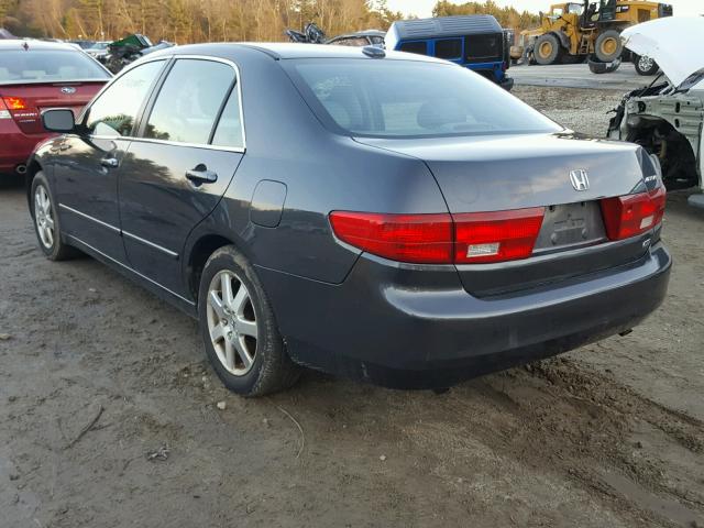 1HGCM66555A070376 - 2005 HONDA ACCORD EX GRAY photo 3