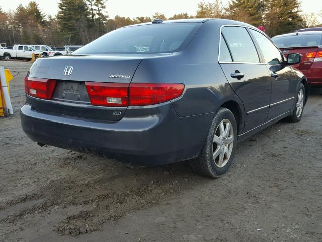 1HGCM66555A070376 - 2005 HONDA ACCORD EX GRAY photo 4