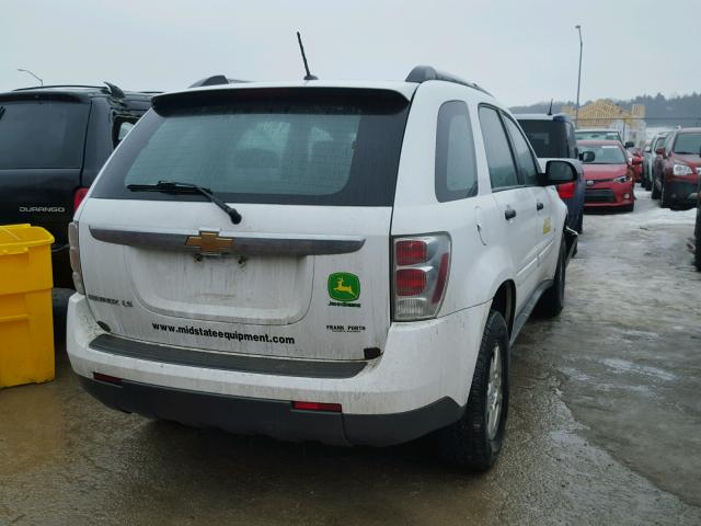 2CNDL13F886041635 - 2008 CHEVROLET EQUINOX LS WHITE photo 4