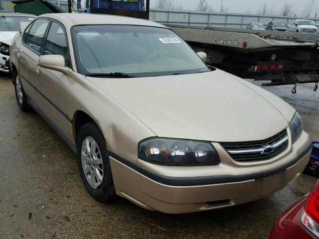 2G1WF55E4Y9125927 - 2000 CHEVROLET IMPALA GOLD photo 1