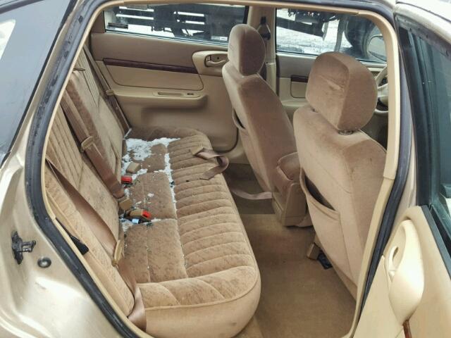 2G1WF55E4Y9125927 - 2000 CHEVROLET IMPALA 金色 照片 6