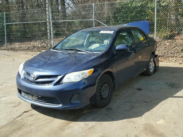 2T1BU4EE4BC592553 - 2011 TOYOTA COROLLA BA BLUE photo 2