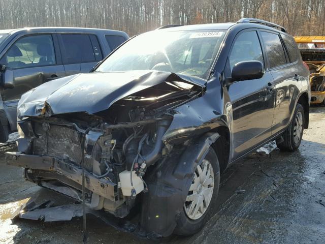 JTMBK33V686040054 - 2008 TOYOTA RAV4 BLACK photo 2