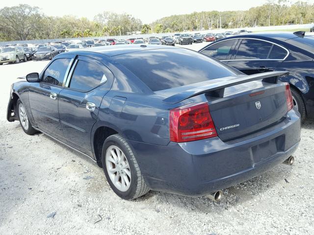 2B3KA43R37H865270 - 2007 DODGE CHARGER SE GRAY photo 3