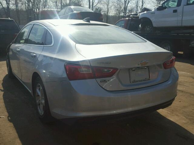 1G1ZB5ST2GF316926 - 2016 CHEVROLET MALIBU LS ვერცხლისფერი ფოტო 3