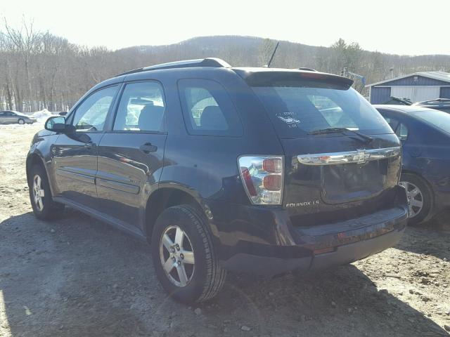 2CNDL23F476067332 - 2007 CHEVROLET EQUINOX LS PURPLE photo 3