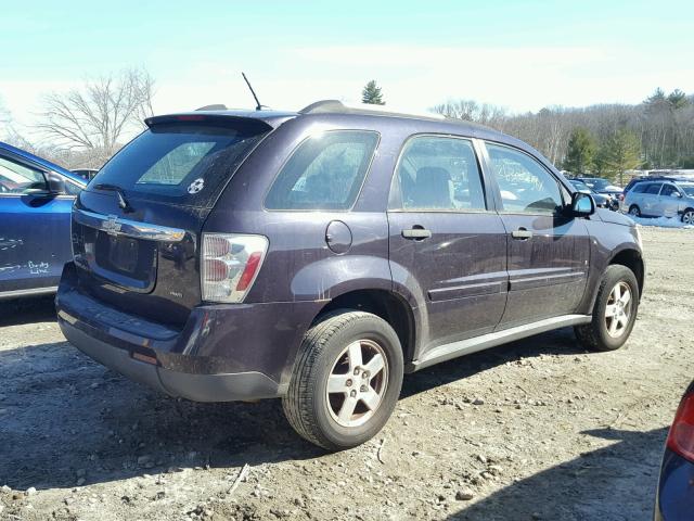 2CNDL23F476067332 - 2007 CHEVROLET EQUINOX LS PURPLE photo 4