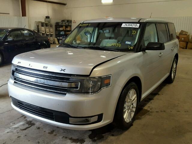 2FMGK5C83EBD09938 - 2014 FORD FLEX SEL Արծաթագույն լուսանկար 2