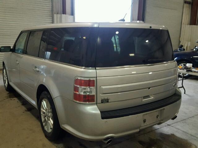 2FMGK5C83EBD09938 - 2014 FORD FLEX SEL SILVER photo 3