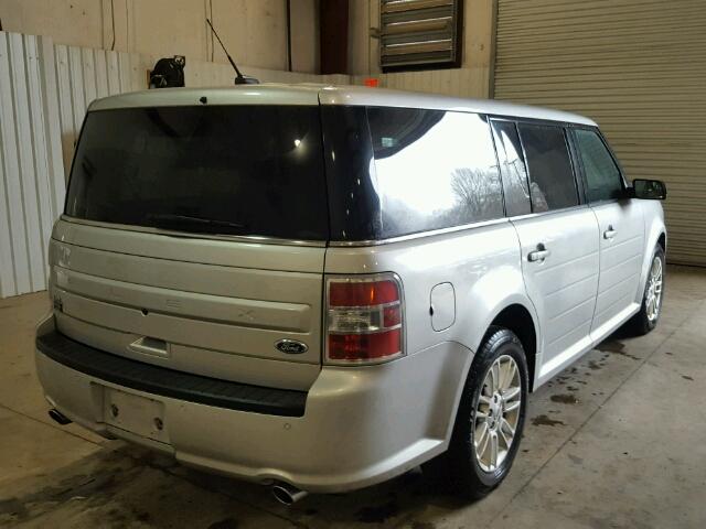 2FMGK5C83EBD09938 - 2014 FORD FLEX SEL Արծաթագույն լուսանկար 4