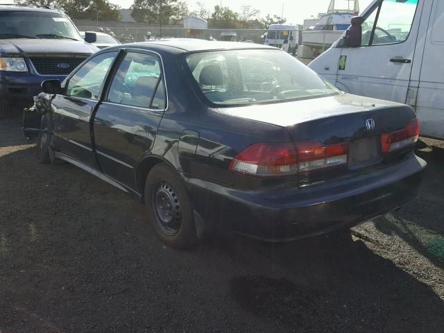 JHMCG66562C013334 - 2002 HONDA ACCORD LX BLACK photo 3