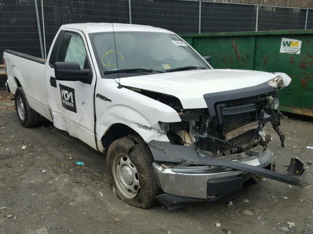 1FTMF1CM8EKG56124 - 2014 FORD F150 WHITE photo 1