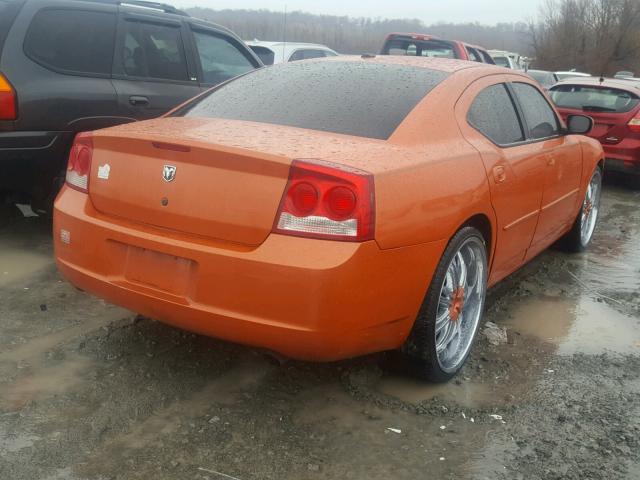 2B3CA3CV1AH273613 - 2010 DODGE CHARGER SX ORANGE photo 4