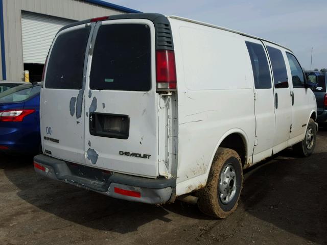 1GCGG25R5Y1193359 - 2000 CHEVROLET EXPRESS G2 WHITE photo 4