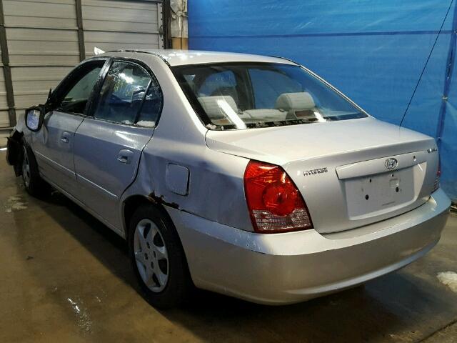 KMHDN46D65U929206 - 2005 HYUNDAI ELANTRA GL SILVER photo 3