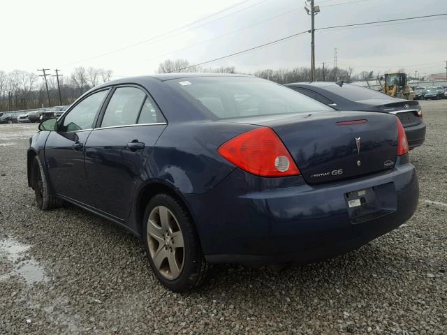 1G2ZG57B084284634 - 2008 PONTIAC G6 BASE BLUE photo 3