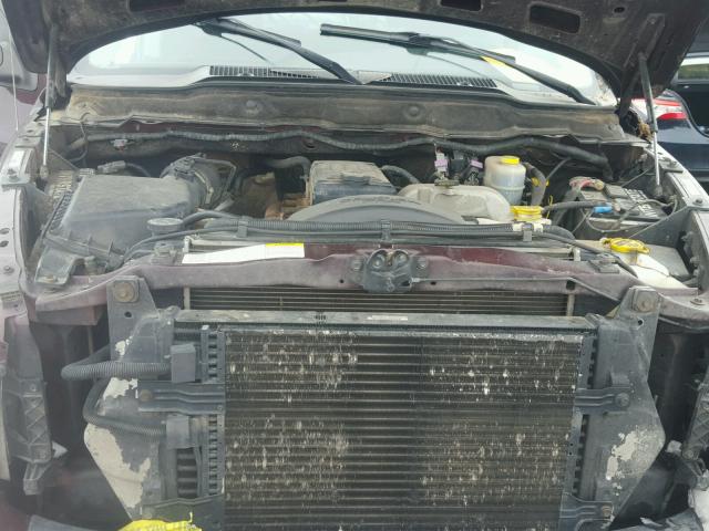 3D7KU28C84G123379 - 2004 DODGE RAM 2500 S MAROON photo 7